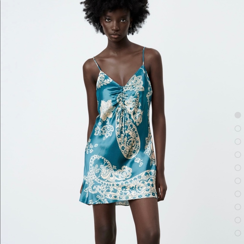 Zara Satin Mini Dress